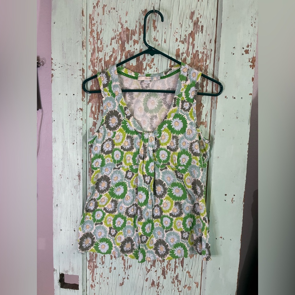 Boden Floral Sleeveless Blouse - Green,